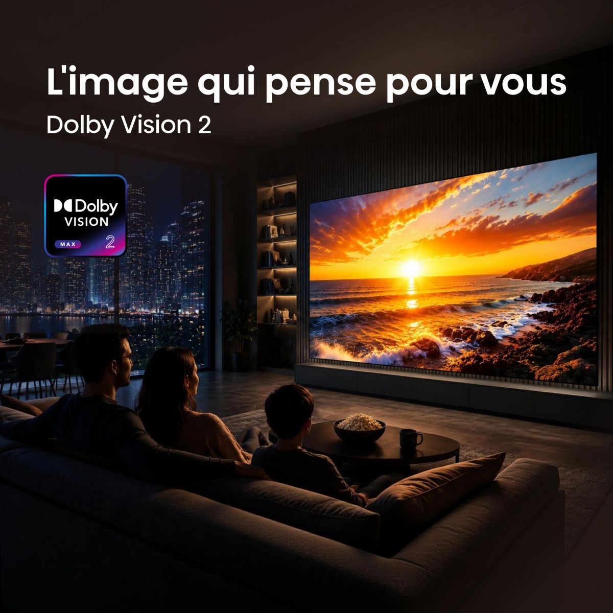 TV RGB 85UR8S (2026) 85" (215 cm) couleur unique, HISENSE