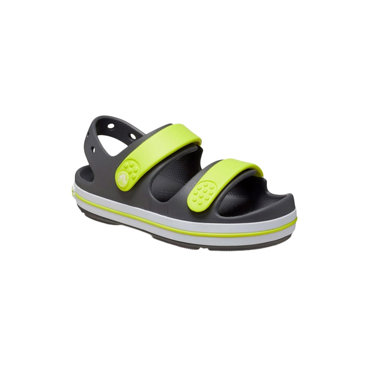 Sandales à Scratch Croband Cruiser gris-ardoise/acidité, CROCS