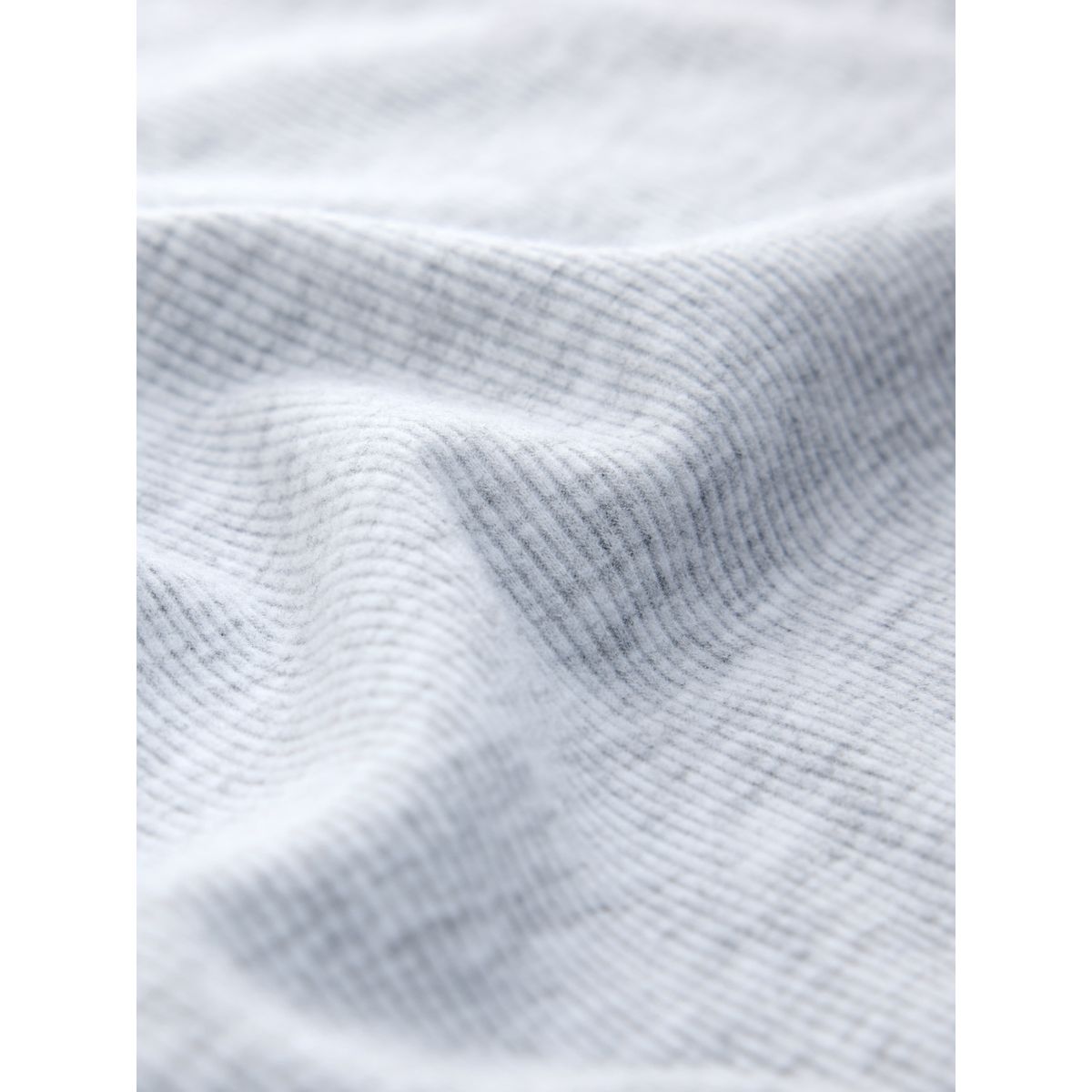Nuisette côtelée avec finitions en dentelle gris clair, NEXT