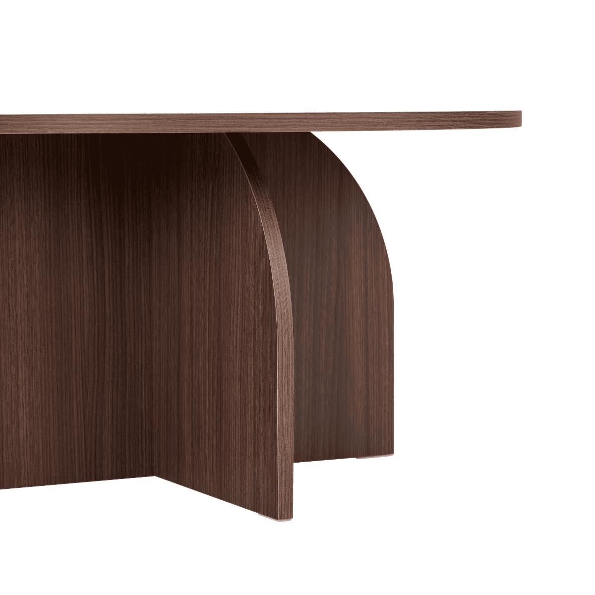 Table basse avec plateau rond - CLOVER noyer, CALICOSY