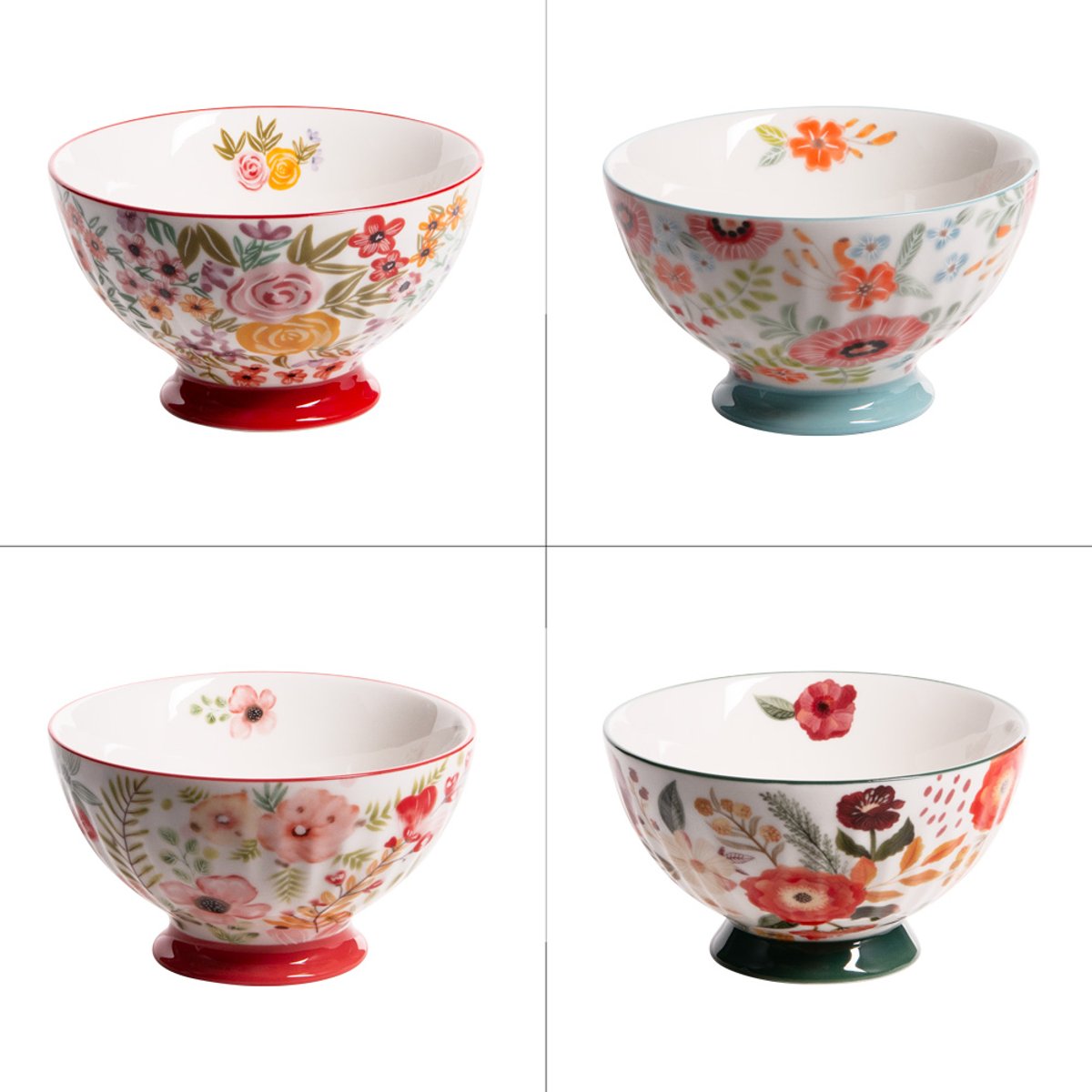 Bol Zely 55 cl (lot de 4) - ZELY multicolore, TABLE PASSION