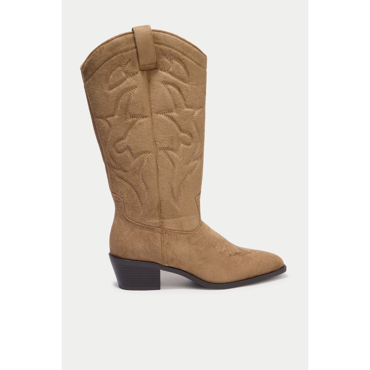 Bottes aspect daim beige, CACHE CACHE