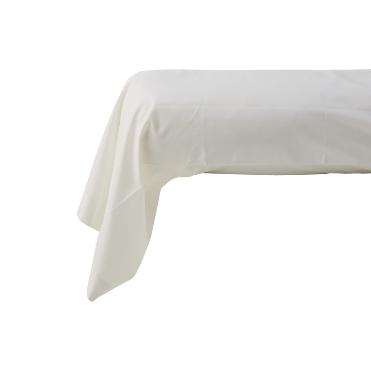 Taie d'oreiller percale bio - ELISE blanc, CAMIF