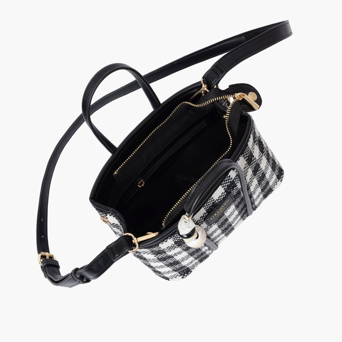 Petit sac shopper  Samantha noir, LOLLIPOPS
