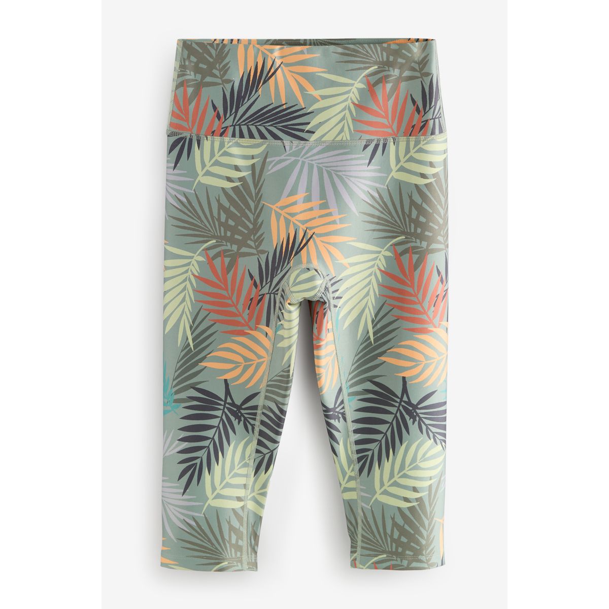 Legging court active power imprimé palmier, NEXT