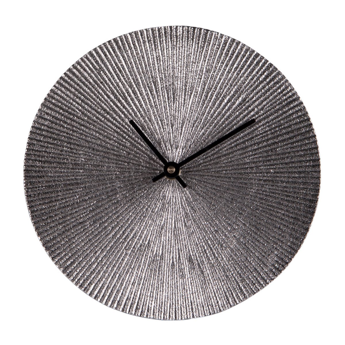 Horloge à poser Soleil argent 25 cm en métal argent / métallique, TABLE PASSION