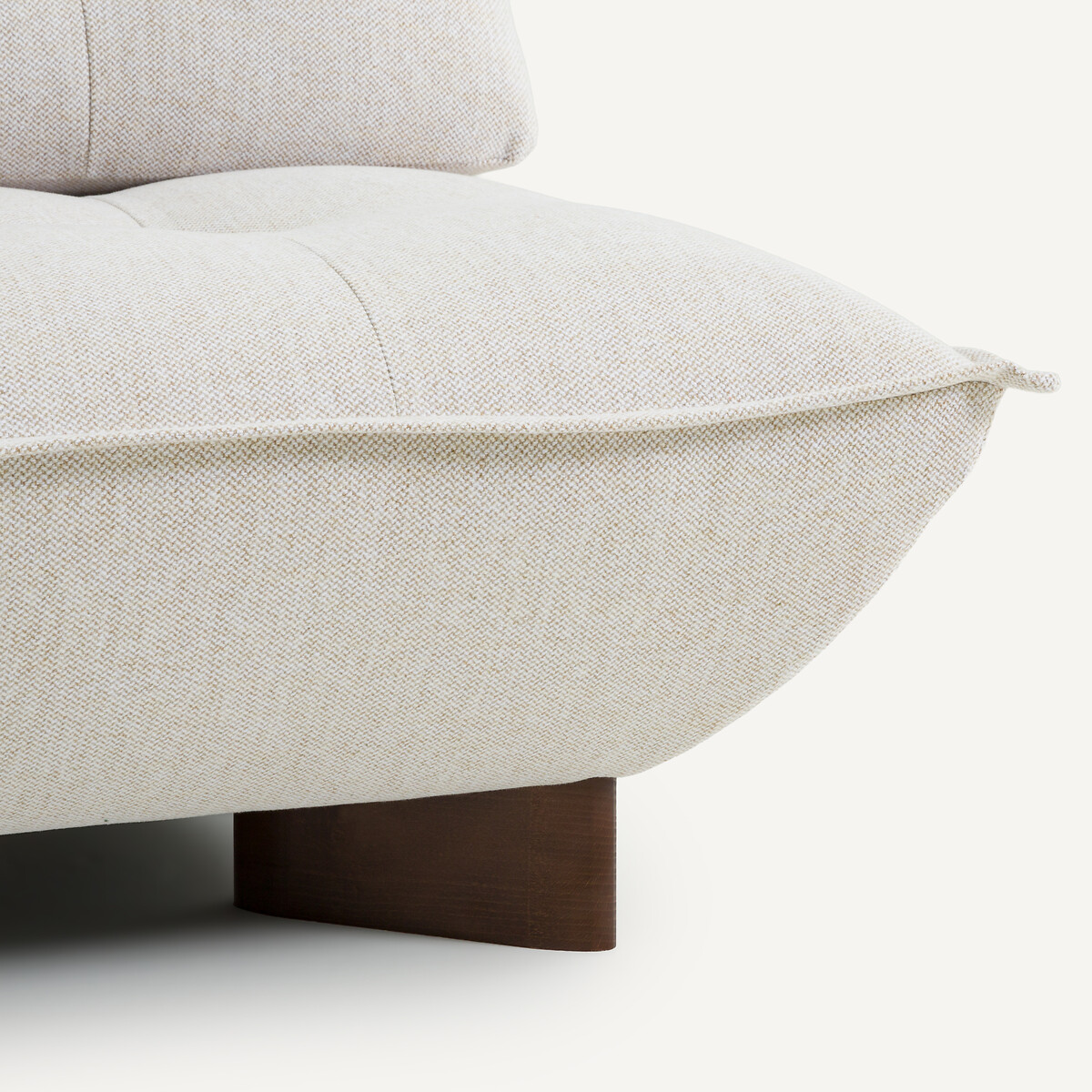 Banquette modulable en tweedé, KAORI ivoire, AM.PM