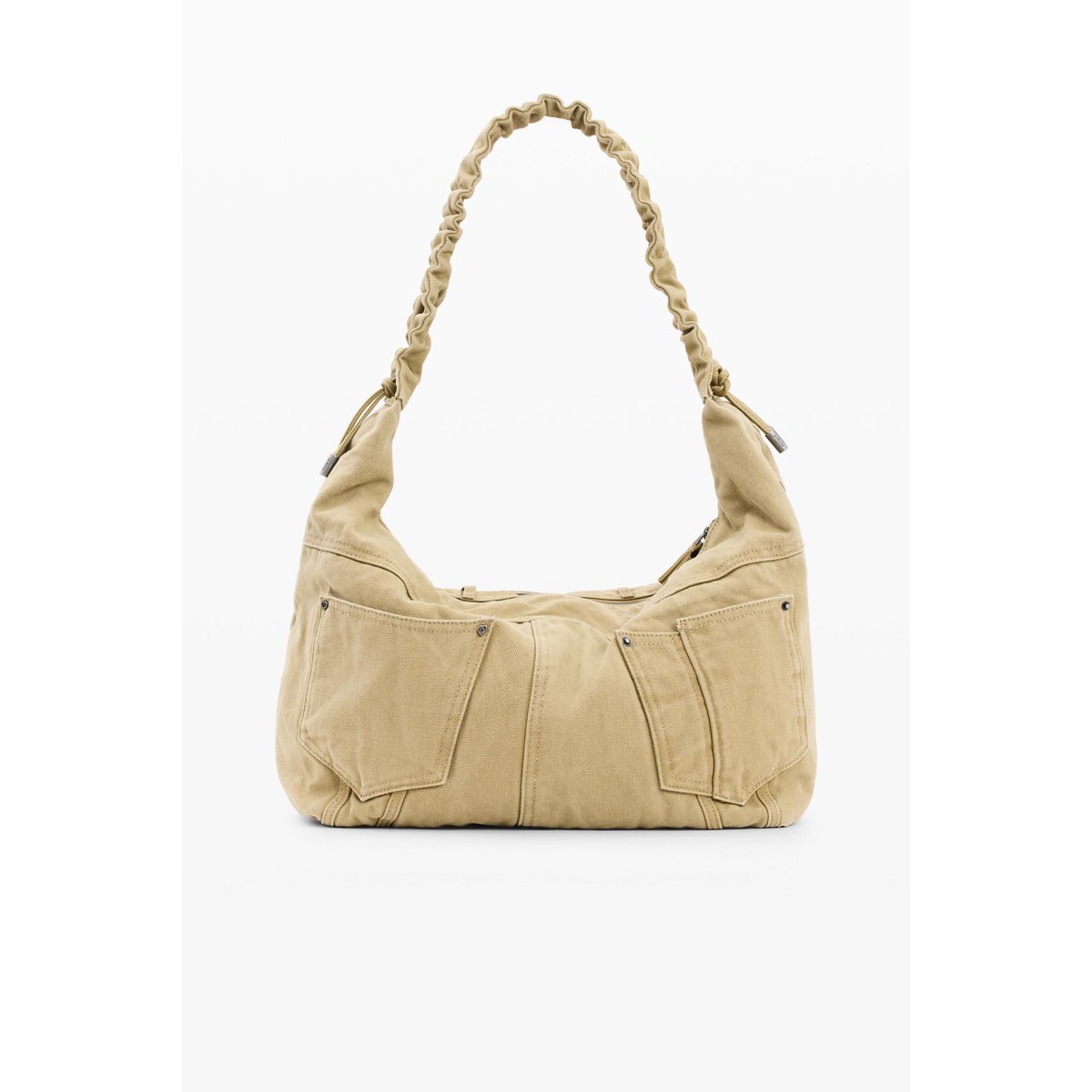 Grand sac en denim marron, DESIGUAL