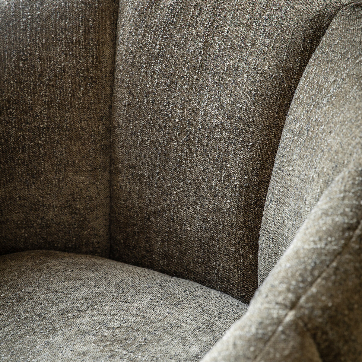 Carleton Textured Boucle Mid-Century Tub Chair moss green, ÉDITÉ