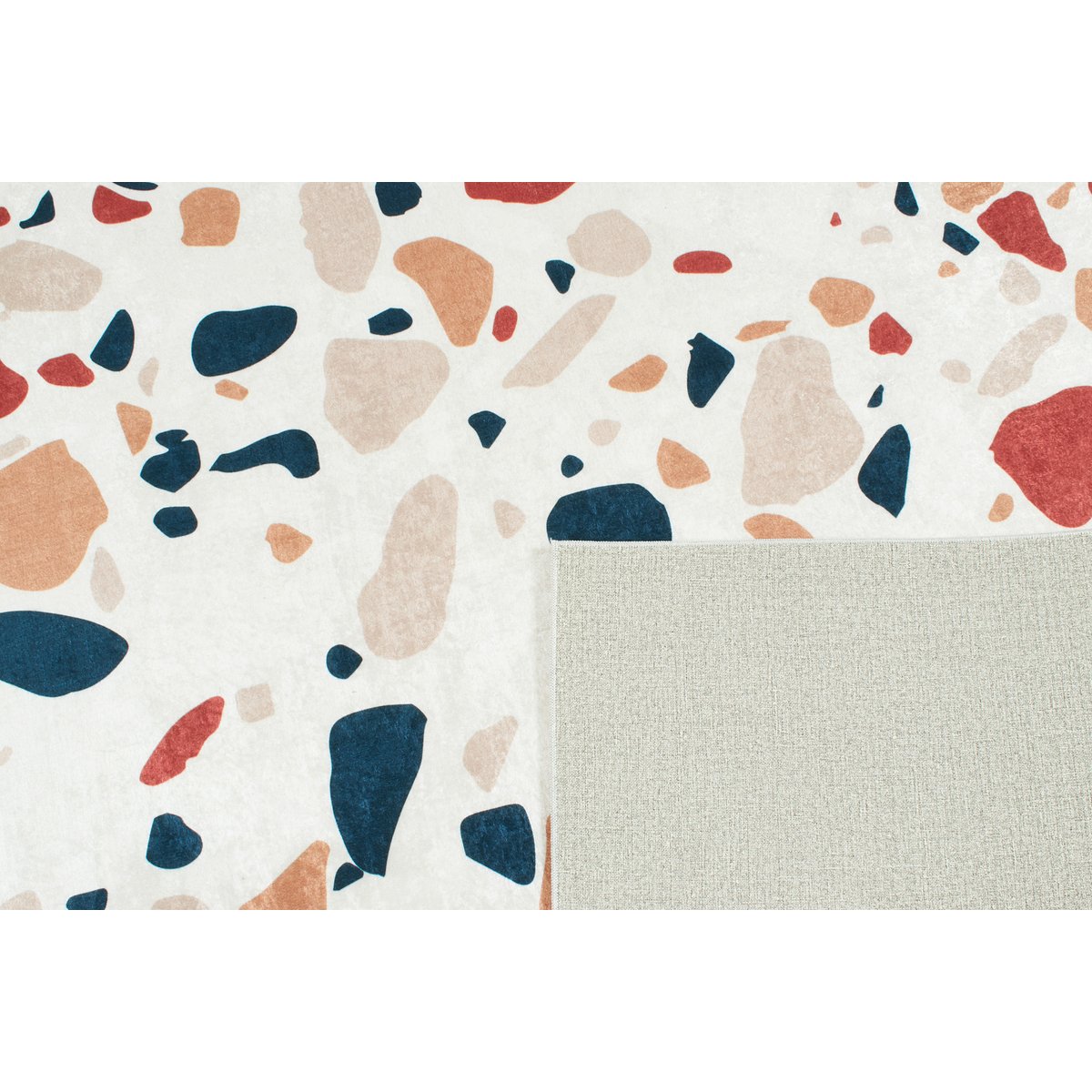 Tapis de salle de bain ALMAFIE rouge, NAZAR RUGS