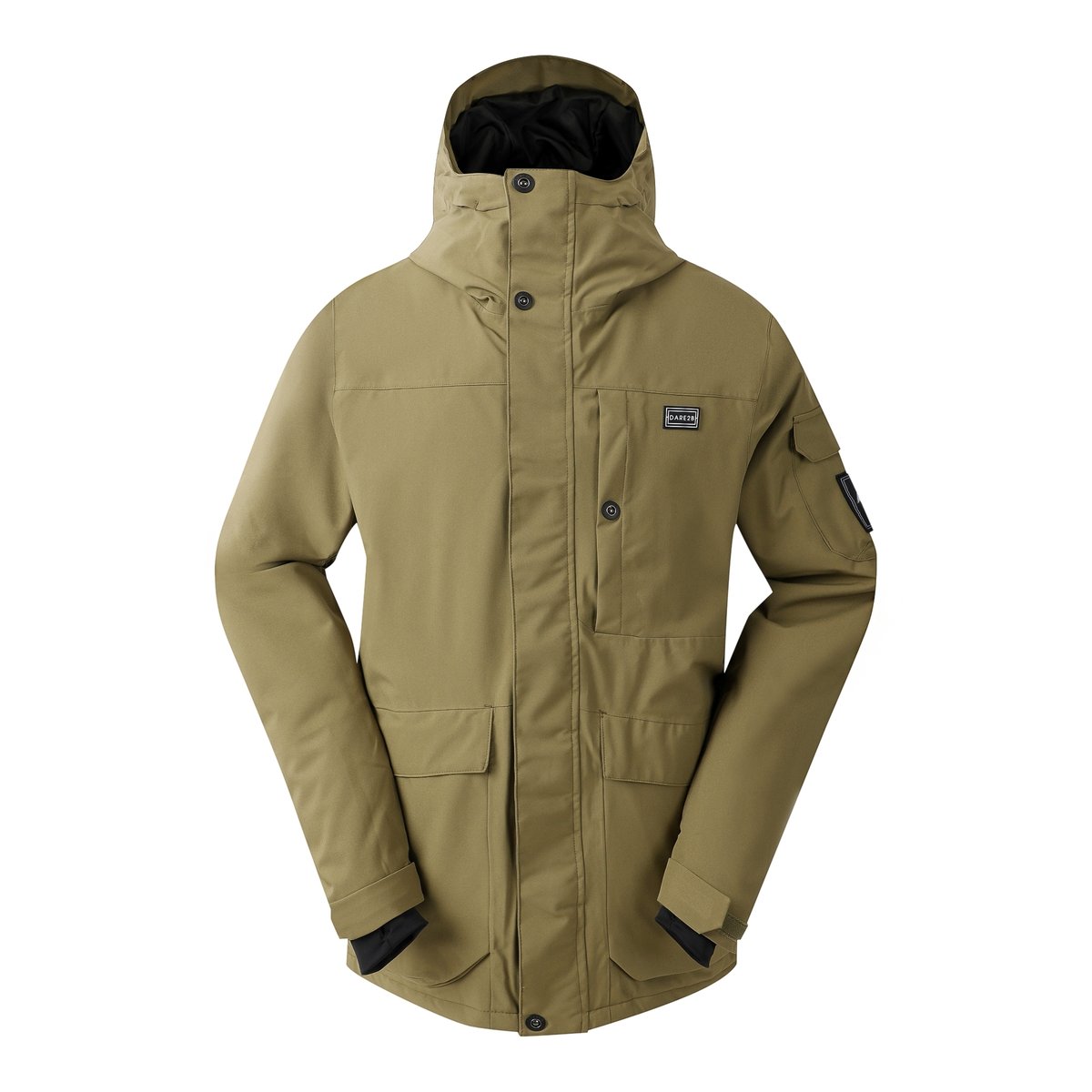Blouson de ski à capuche blanc cassé, DARE 2B