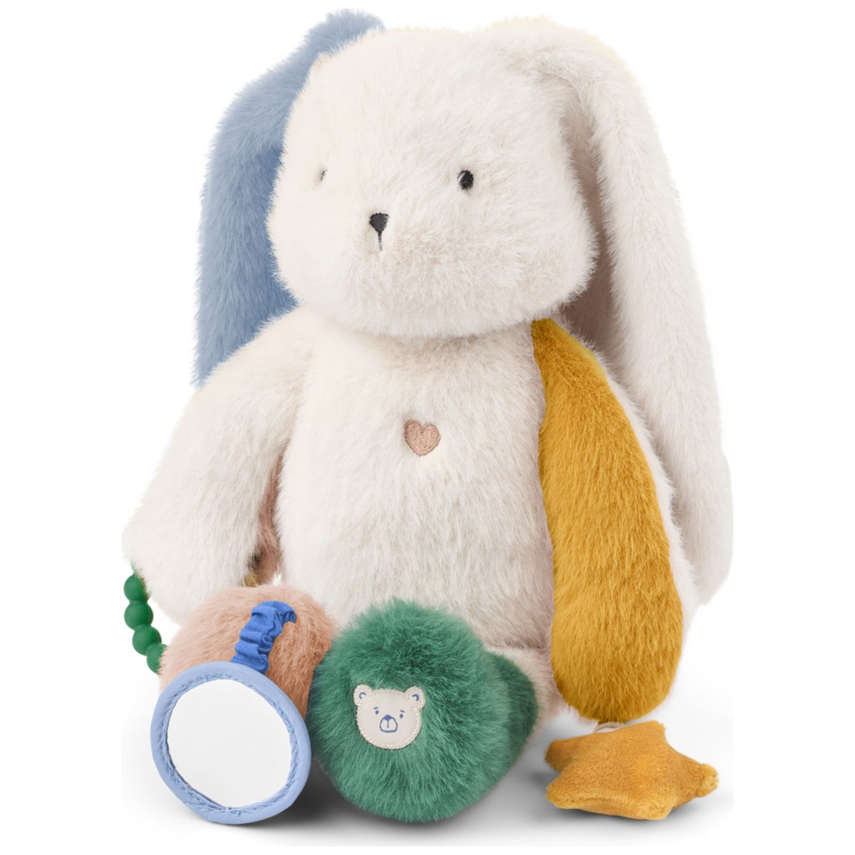 Peluche d'activités Angelina blanc, jaune, vert, LIEWOOD