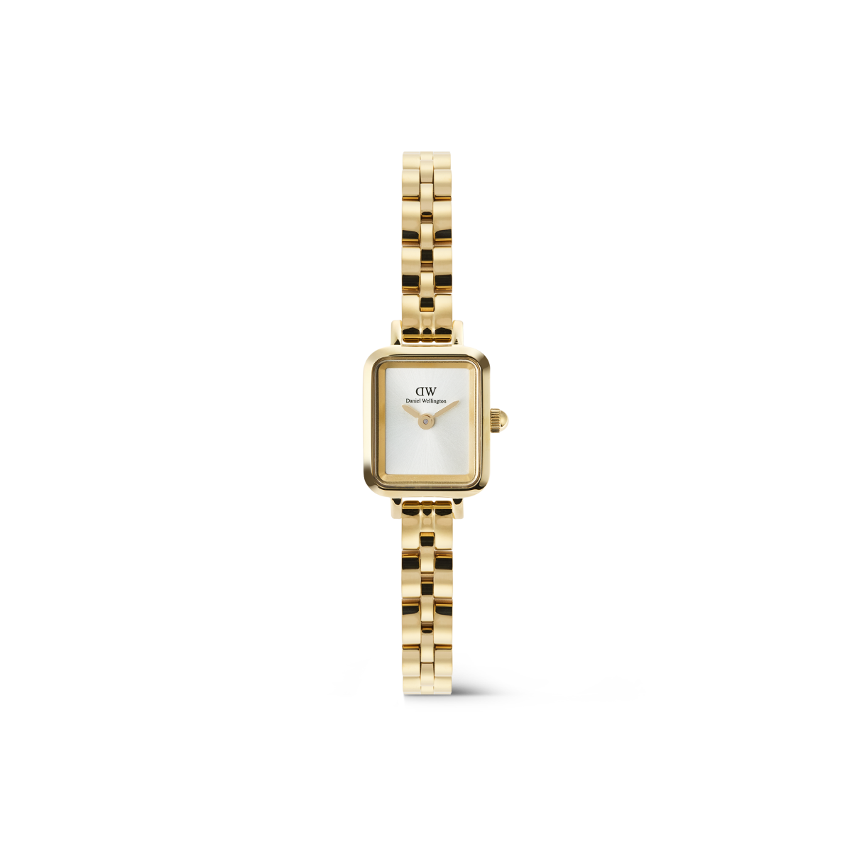 Montre Analogique QUADRO MINI doré argenté doré, DANIEL WELLINGTON
