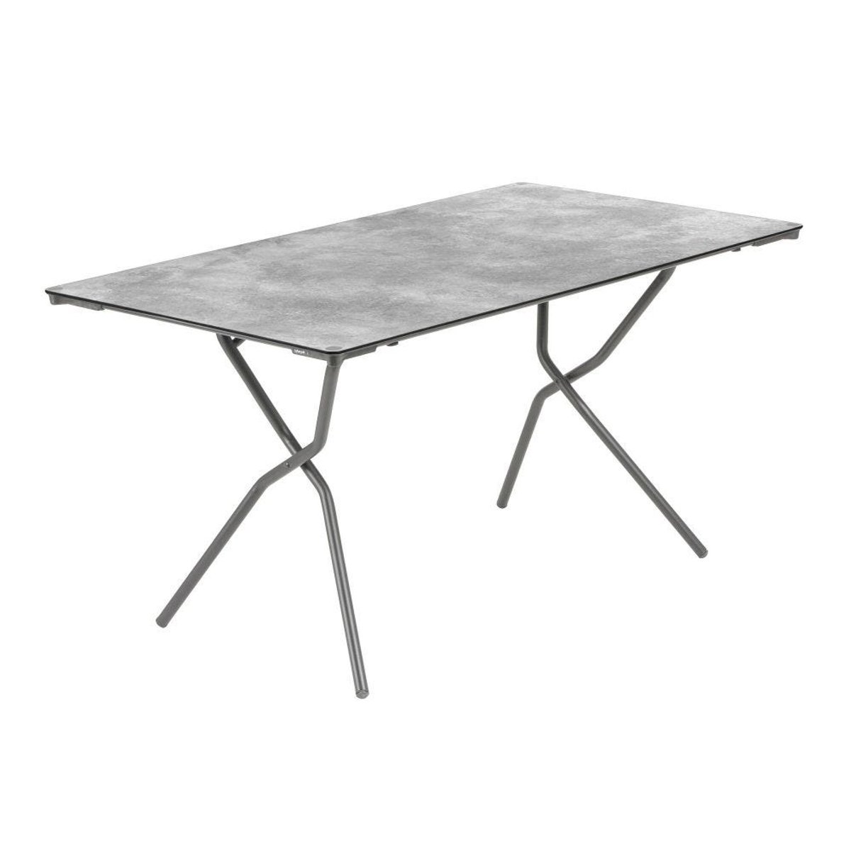 Table pliante 139*79*73cm - ANYTIME gris ciment, LAFUMA MOBILIER