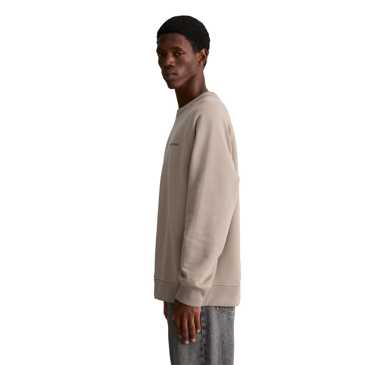 Sweat-shirt ample à la texture marquée marron, MARC O’POLO DENIM