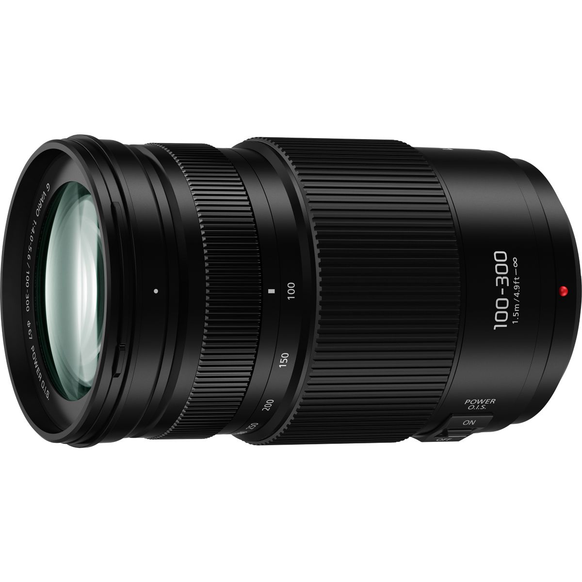 Objectif pour Hybride 100-300mm f/4.0-5.6 II OIS Lumix G Vario noir, PANASONIC