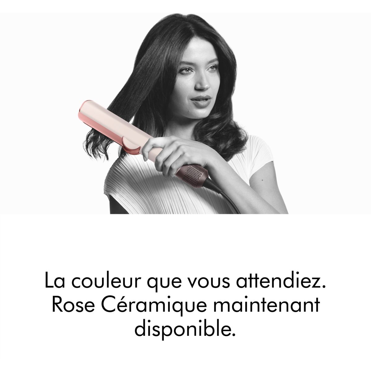 Lisseur séchant Airstrait Rose Céramique couleur unique, DYSON