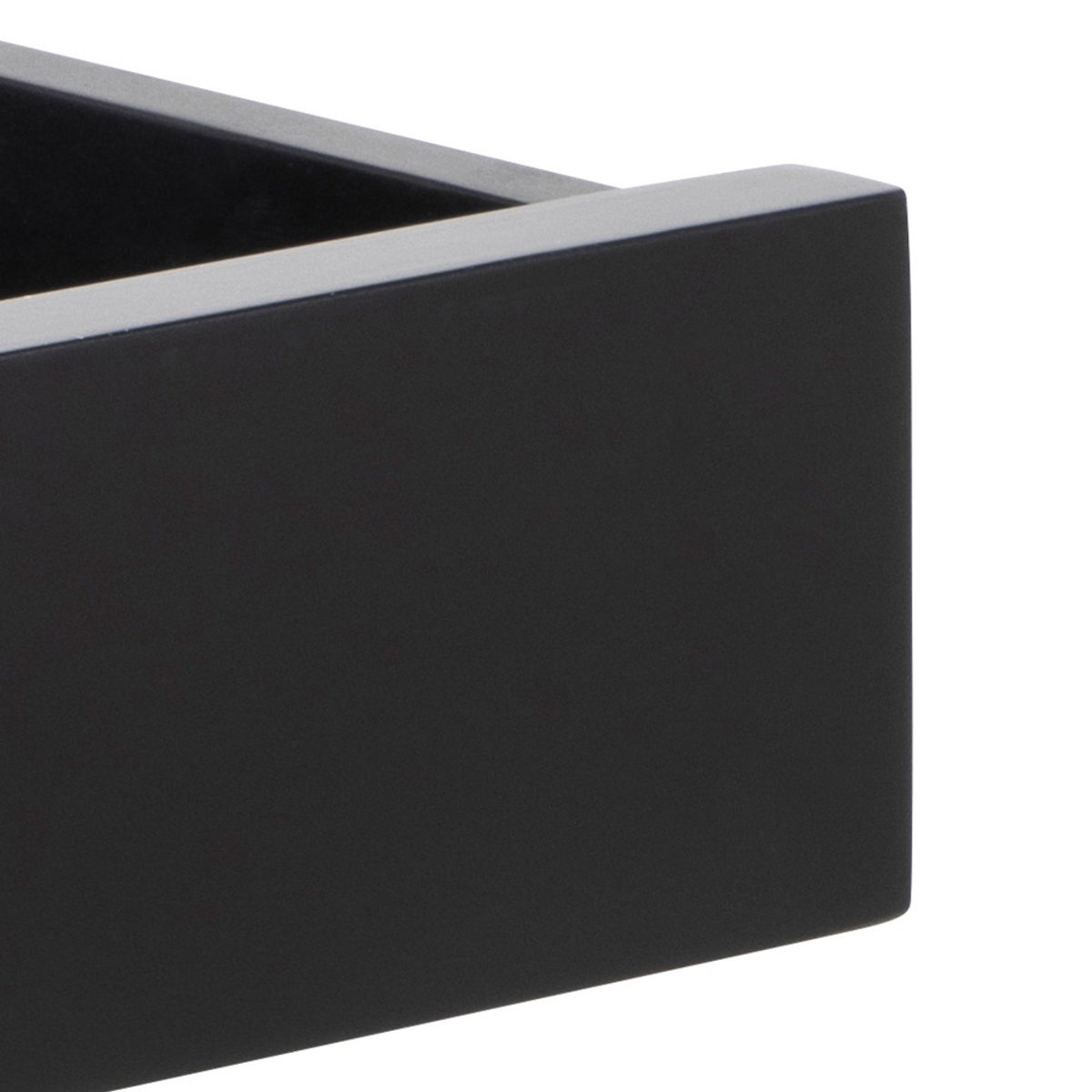 Table de chevet murale 1 niche, 1 tiroir en bois- MANO noir, DRAWER