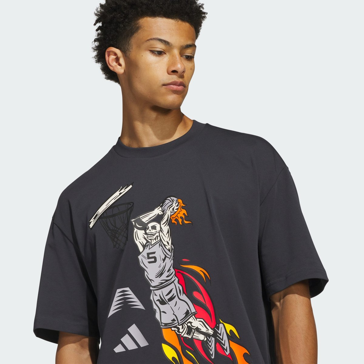 T-Shirt Anthony Edwards Stand Down night grey, adidas Performance
