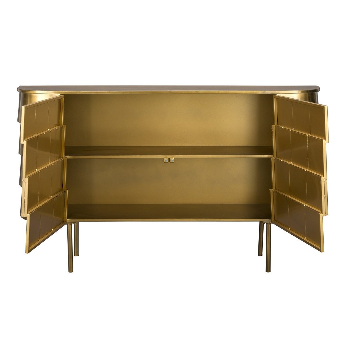 Commode originale en métal L117 - HANNA or, DUTCHBONE