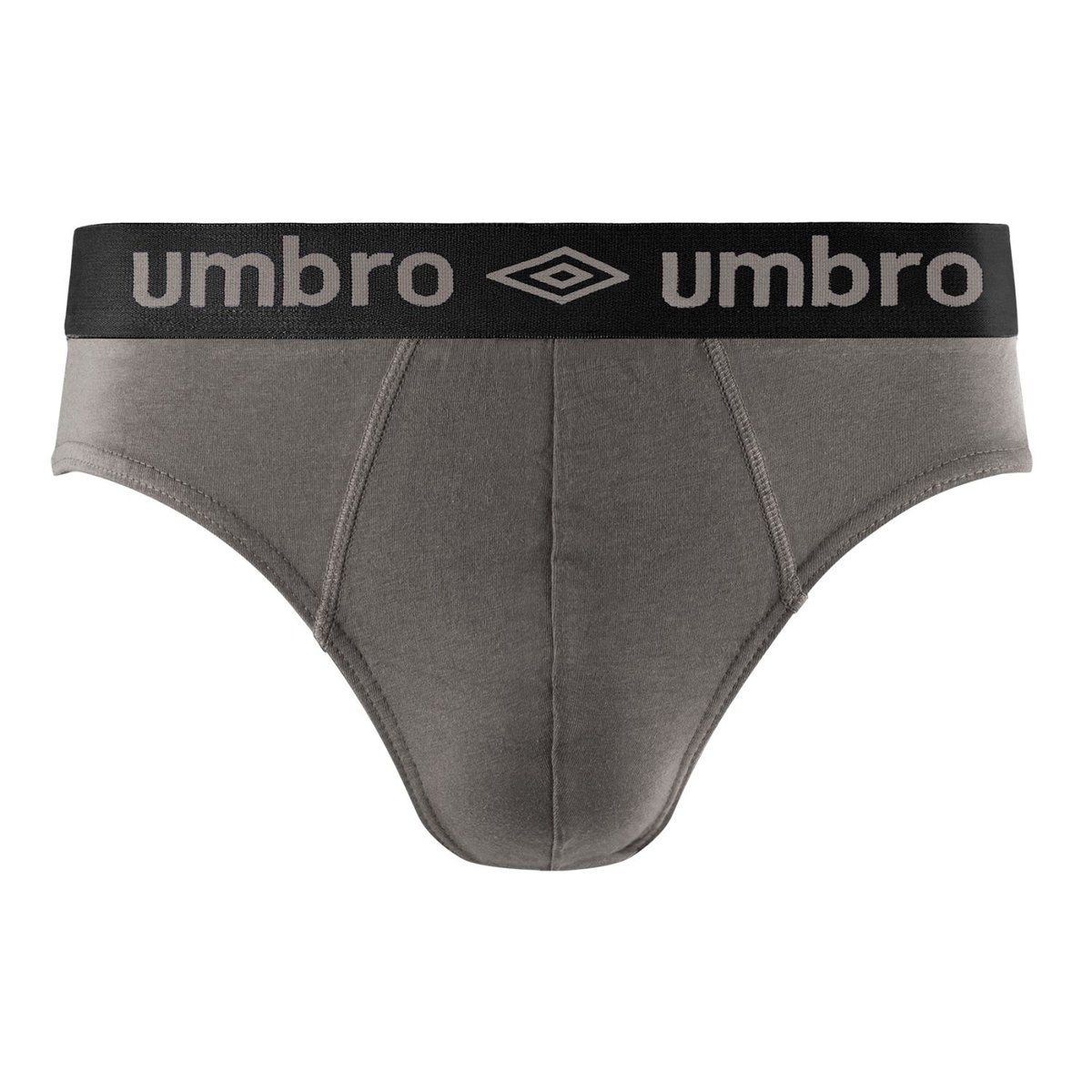 Lot De 3 Slips Coton bleu/noir/gris/blanc, UMBRO