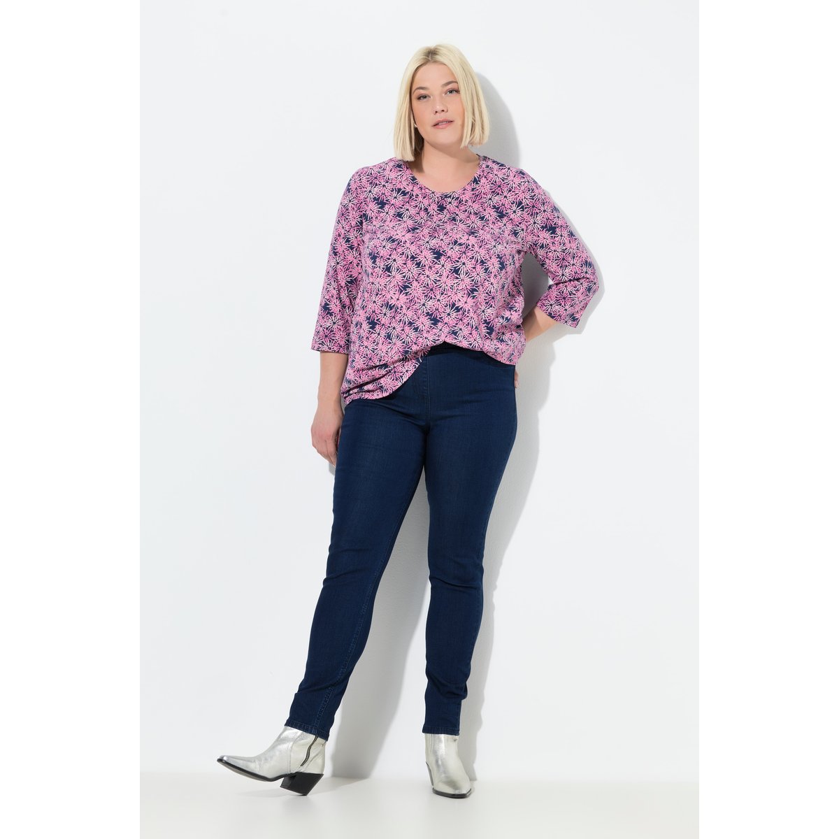 Jegging Sienna en Lyocell mélangé jean bleu foncé, ULLA POPKEN