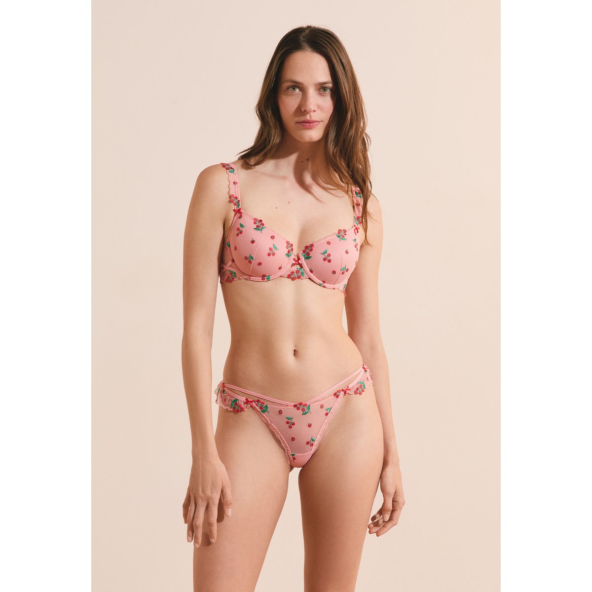 Soutien-gorge N.4 - Le coques fines avec broderie tomates TOMATO LOVE multicolore, ETAM