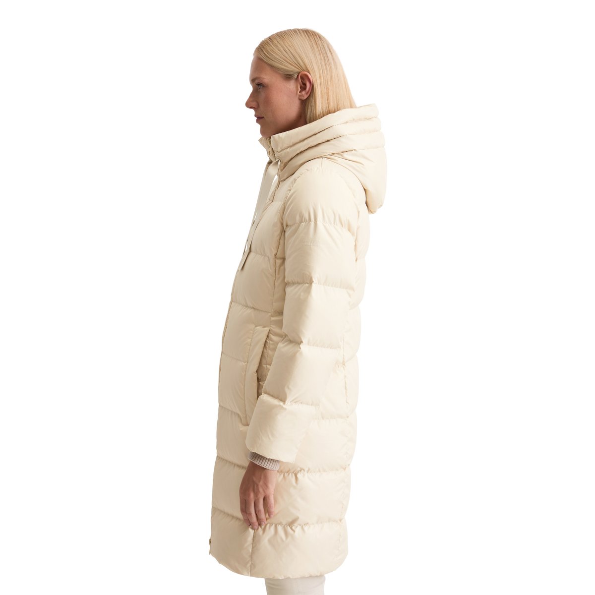 Doudoune à capuche shaped avec surface hydrofuge beige, MARC O'POLO