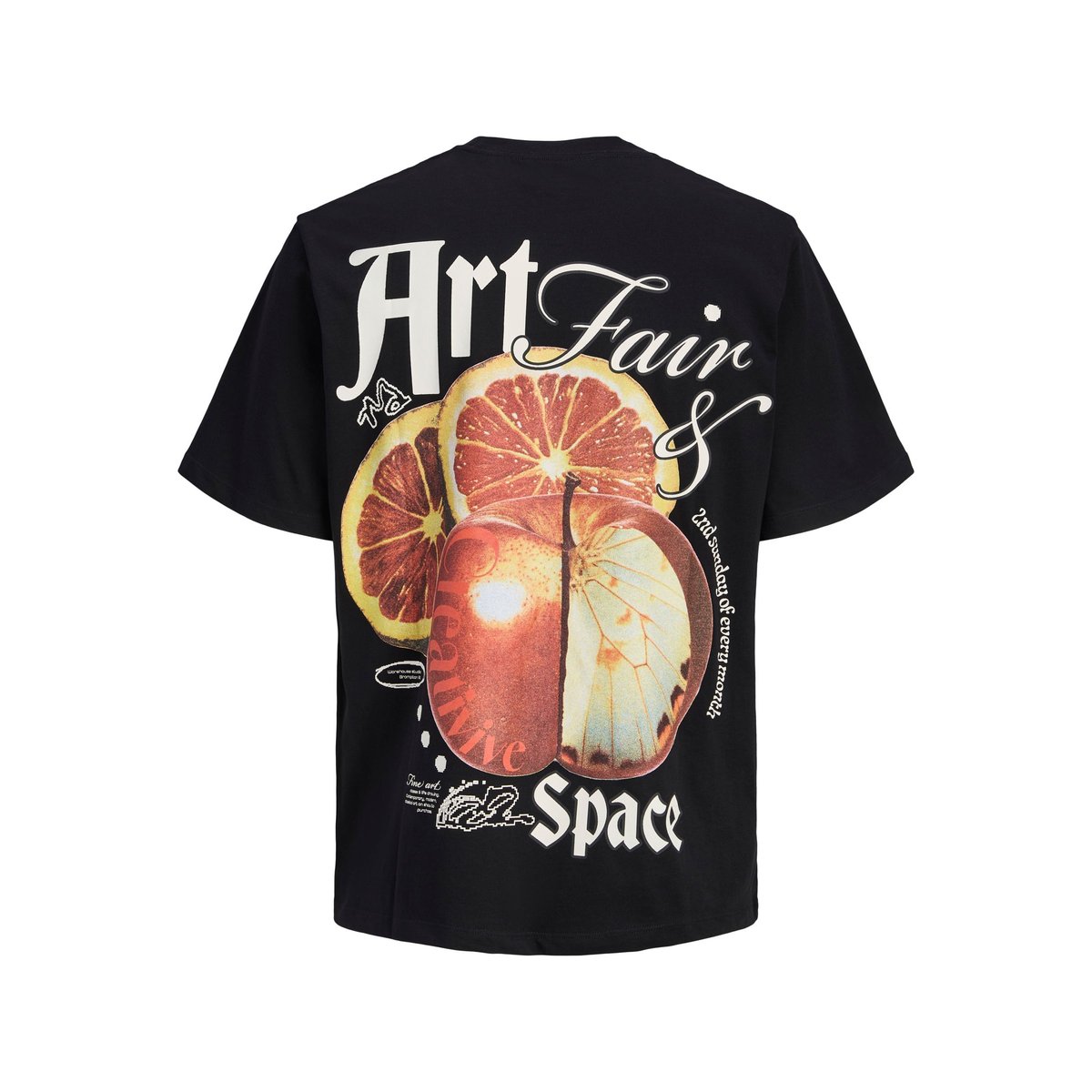 T-Shirt black 1, JACK & JONES JUNIOR