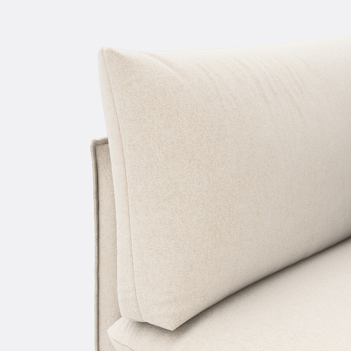 Élément d'angle pour canapé modulable, en polyester chiné, MALO ecru, LA REDOUTE INTERIEURS