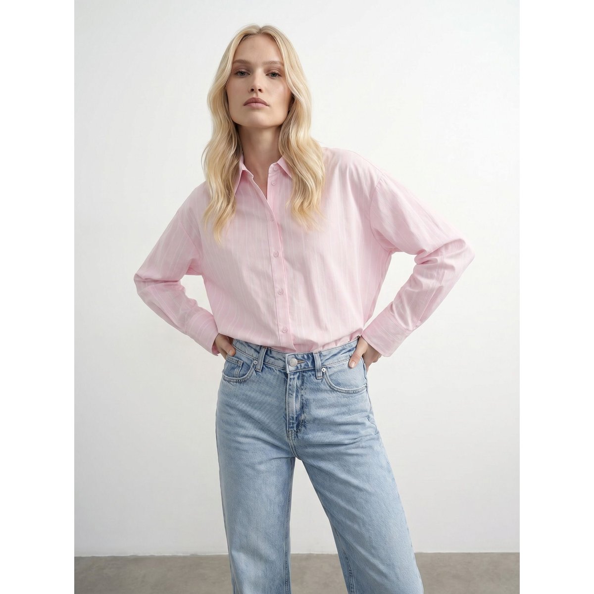 Chemise En Popeline rose - rose shadow, VERO MODA