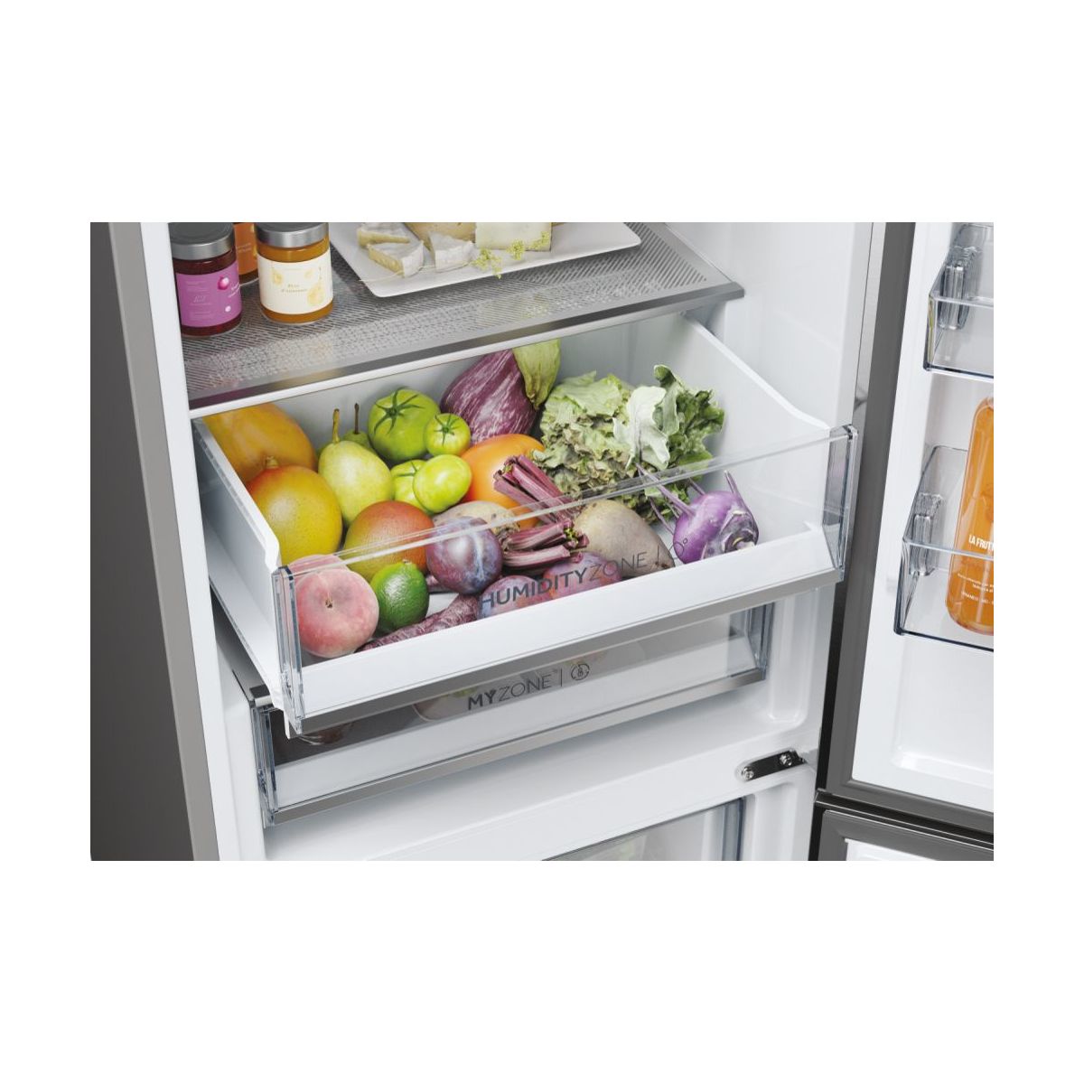Réfrigérateur combiné HDPW5618CNPD couleur unique, HAIER