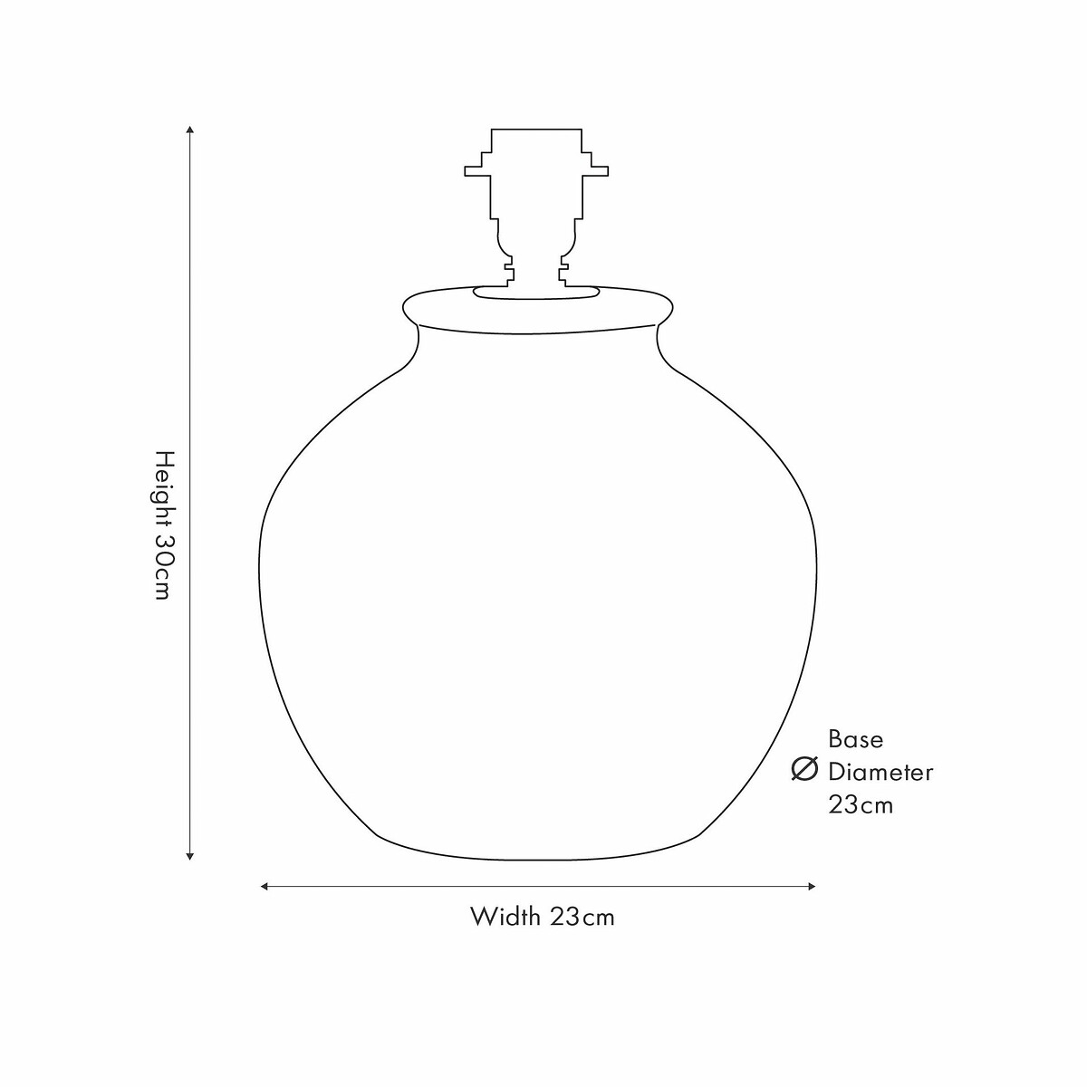 Lulu Antique Finish Stoneware Table Lamp Base brown , ÉDITÉ