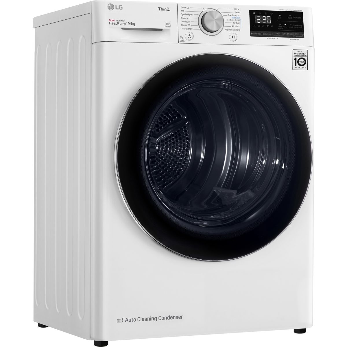 Sèche Linge Pompe À Chaleur Rh9v50wh blanc, LG