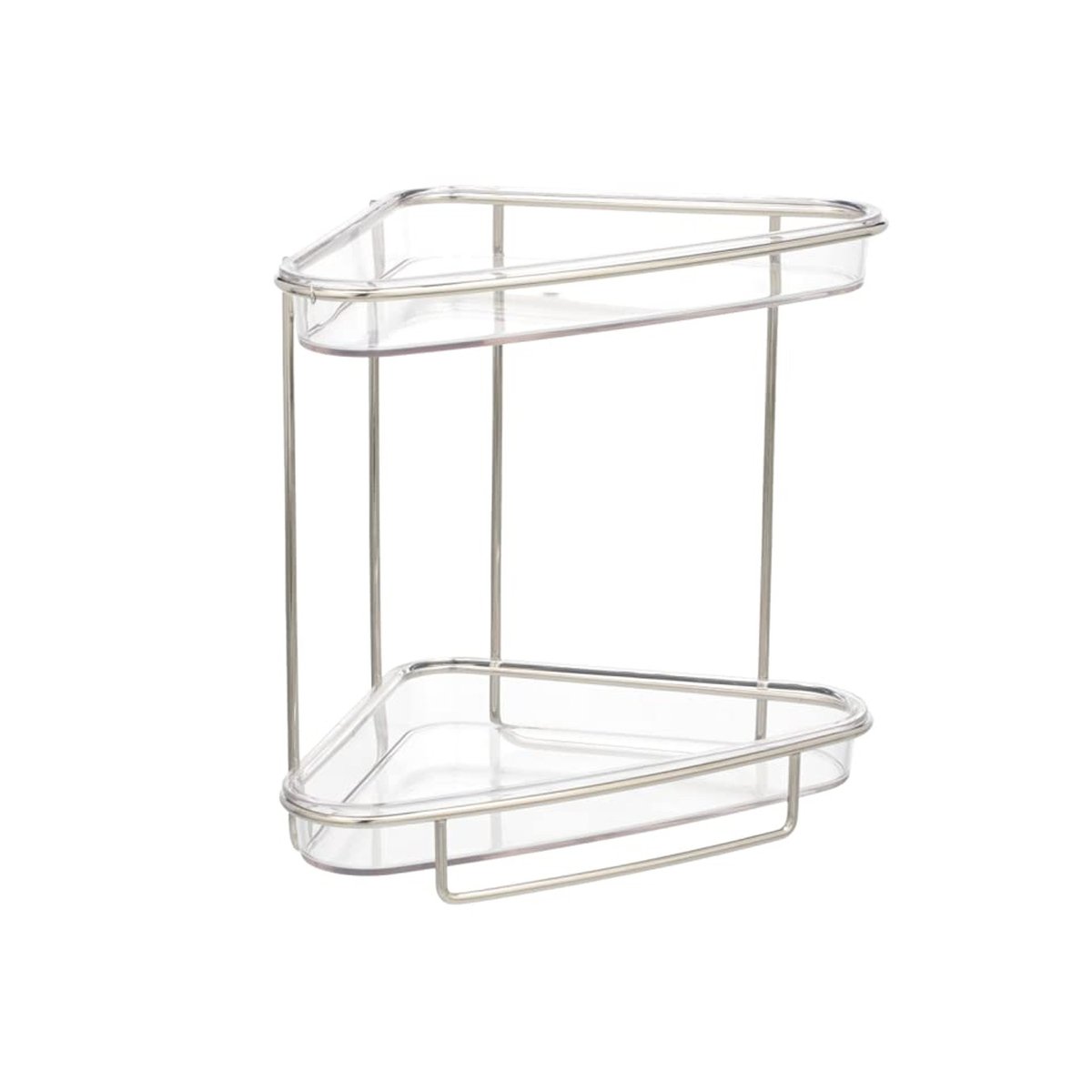 Étagère de coin pour salle de bain argent, IDESIGN