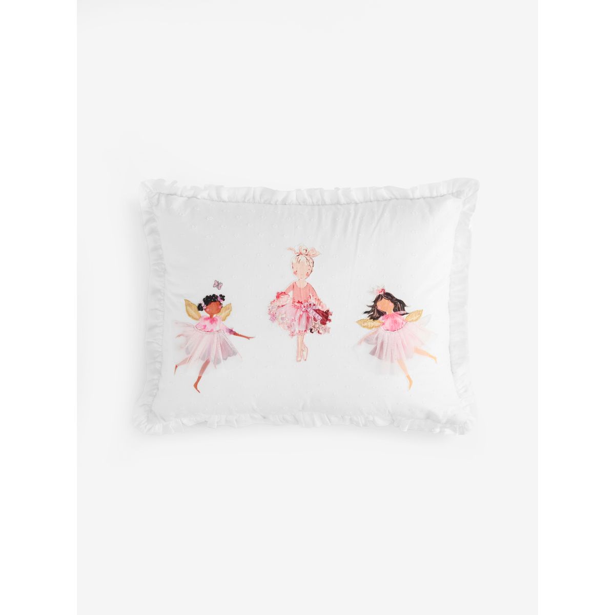 Coussin à motifs jolies fées blanc, NEXT