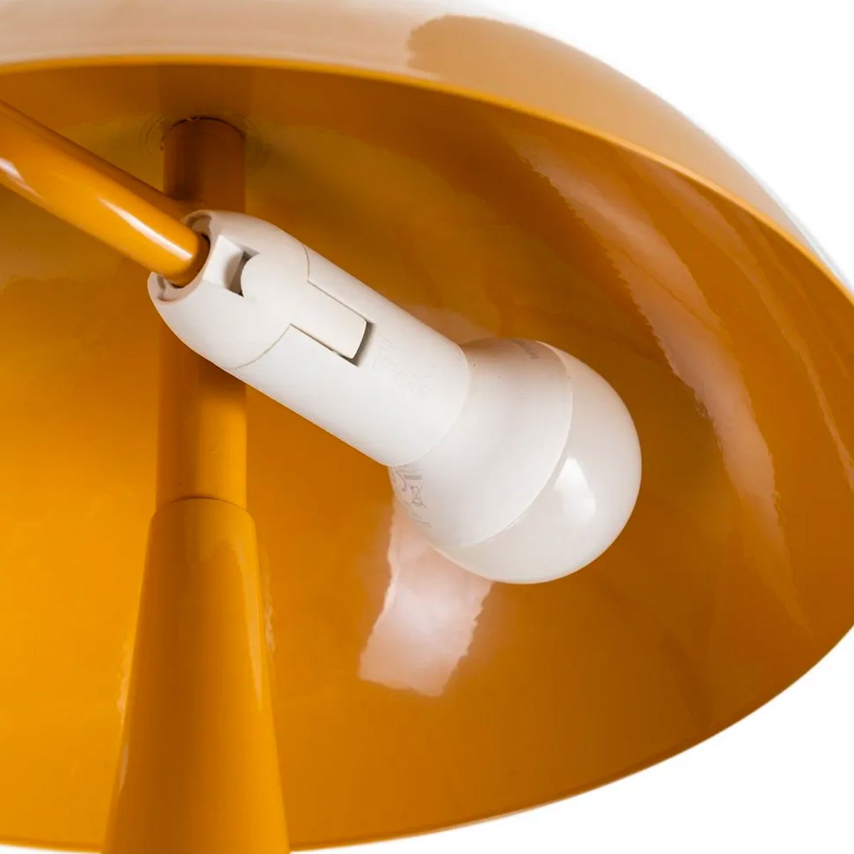 Lampe à poser champignon métal jaune 25x25x27.5cm jaune, WADIGA
