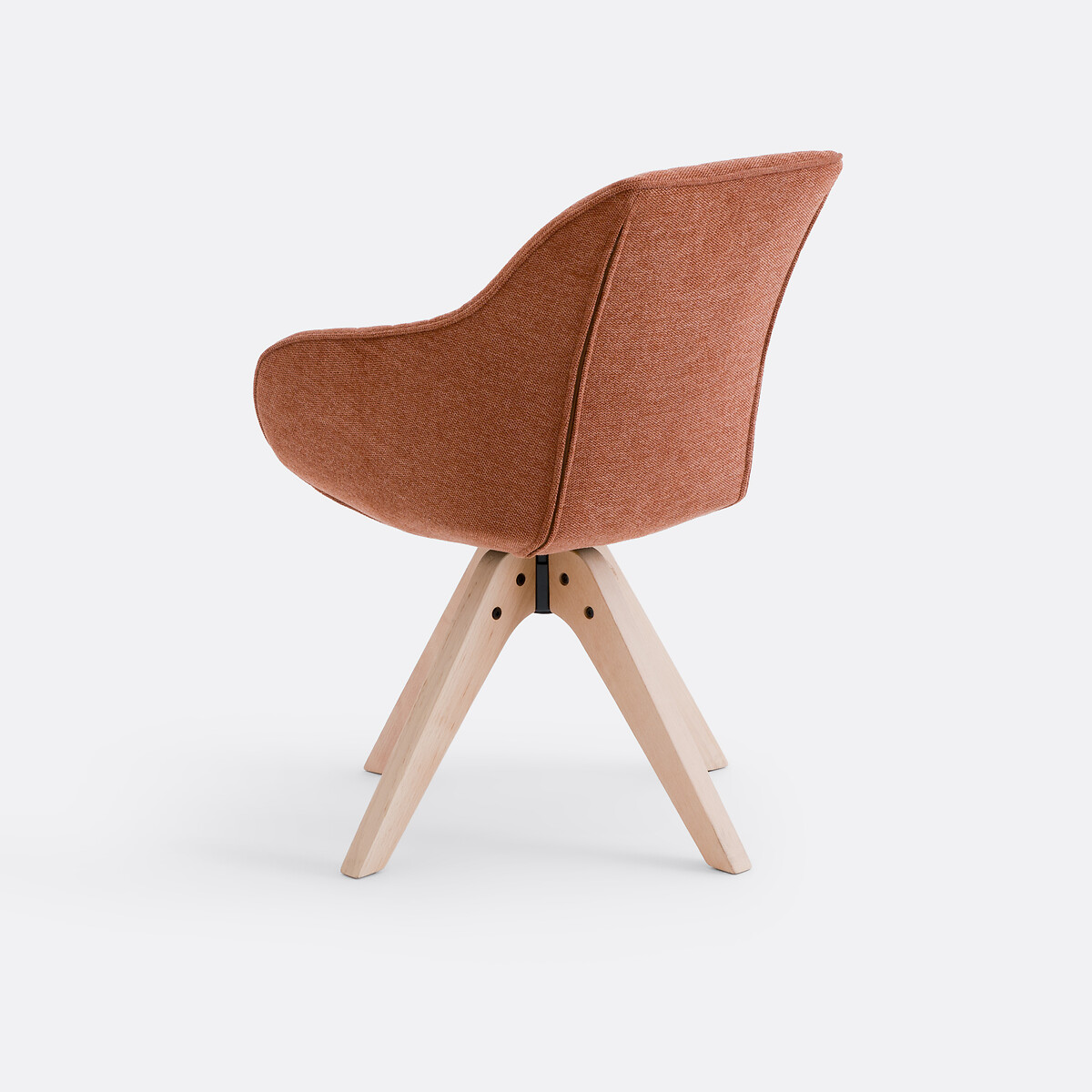 Draaibare bureaustoel Jimeo terracotta , LA REDOUTE INTERIEURS