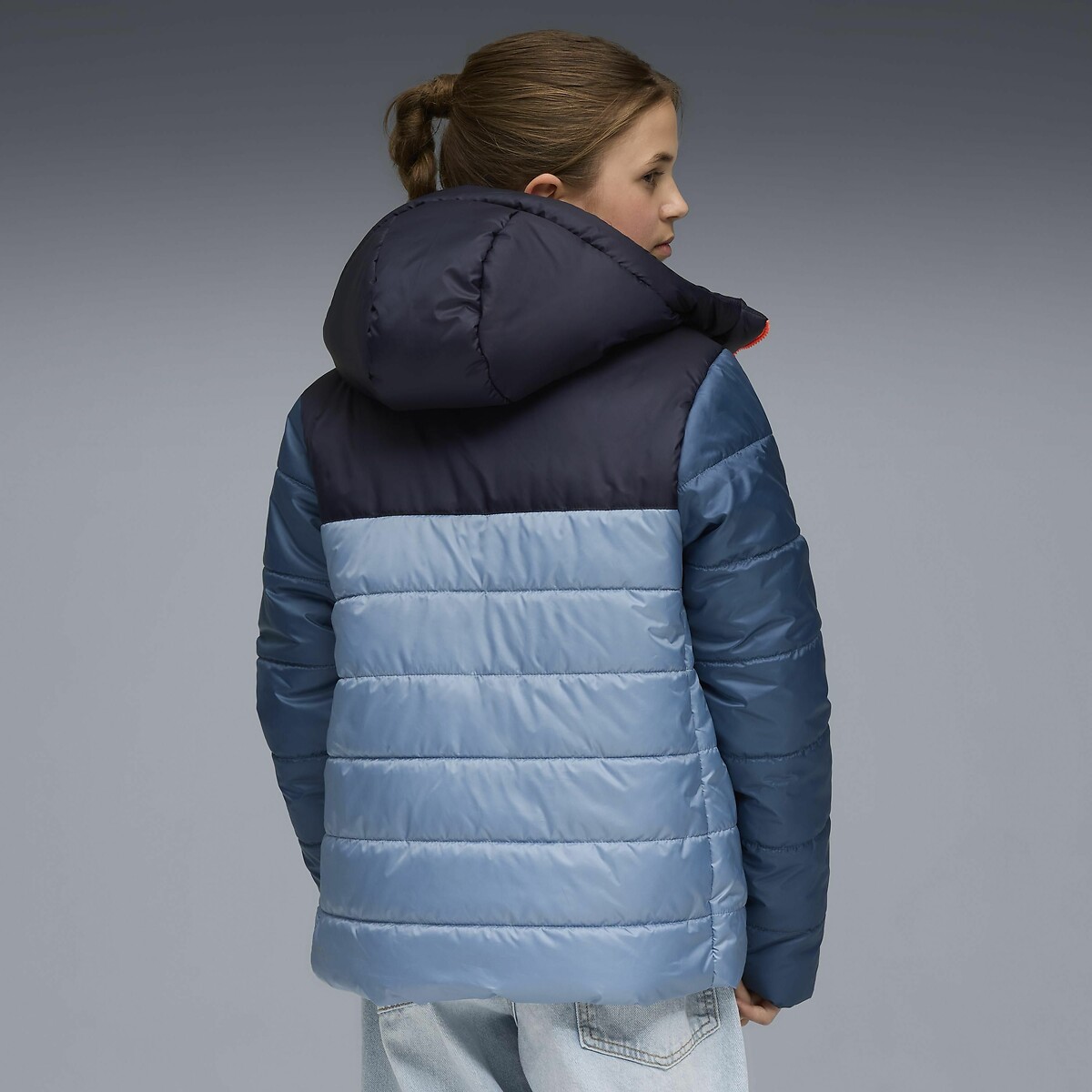 Doudoune colorblock enfant bleu clair, PUMA