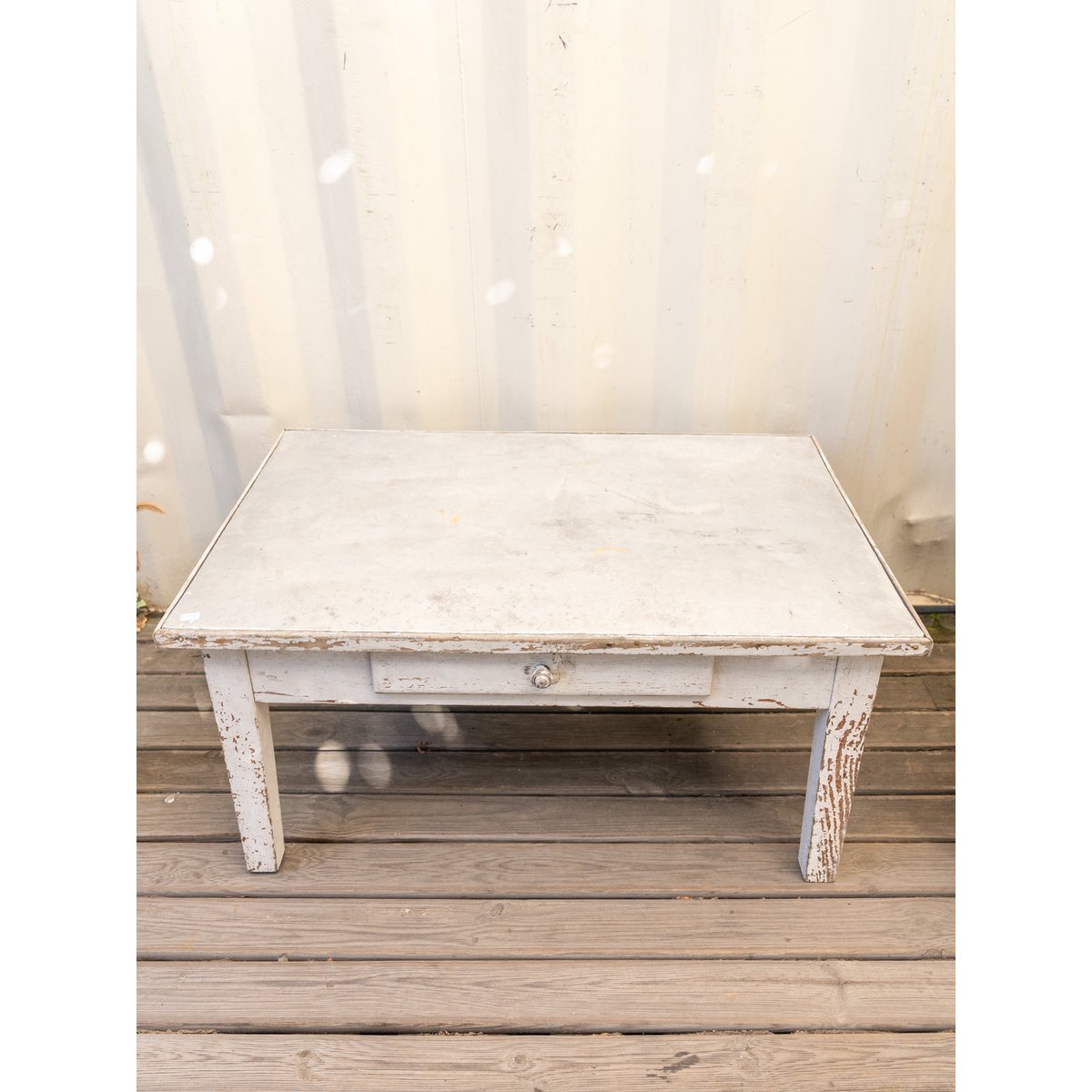 Table basse en bois gris Léonie N°1122 - Bon état gris, DEBONGOUT