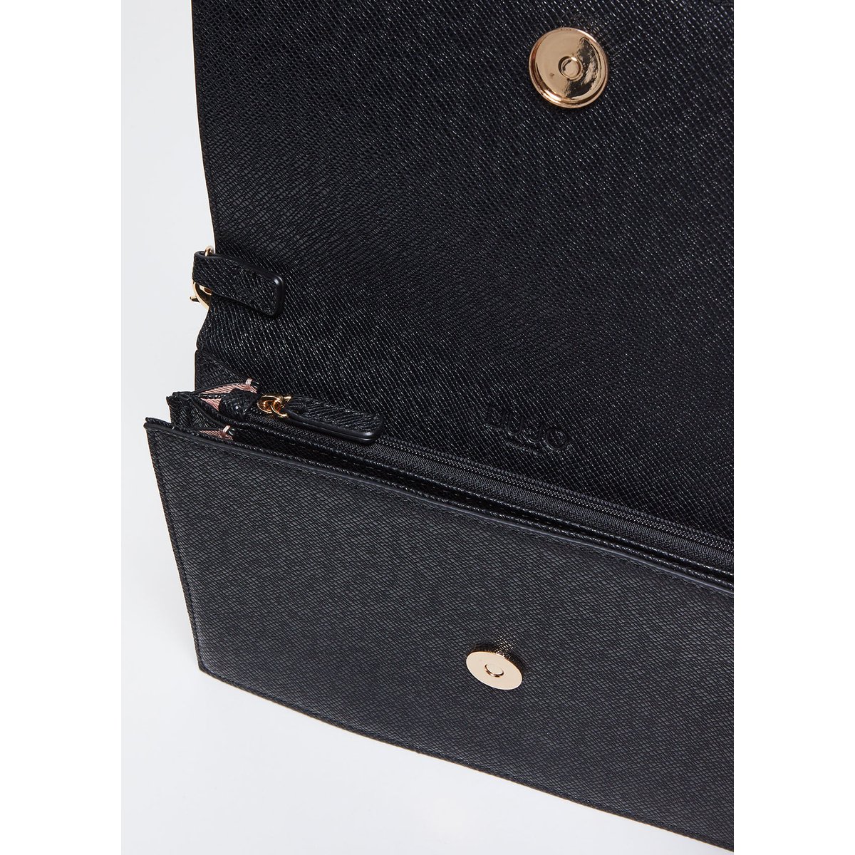 Sac à bandoulière format mini noir, LIU JO