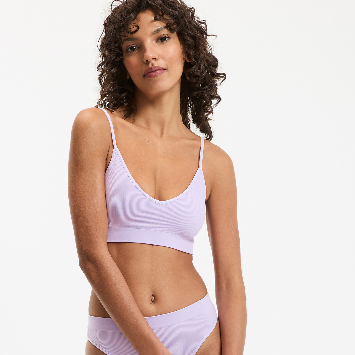 Stretch ALOIS naadloze beha paars, LA REDOUTE COLLECTIONS