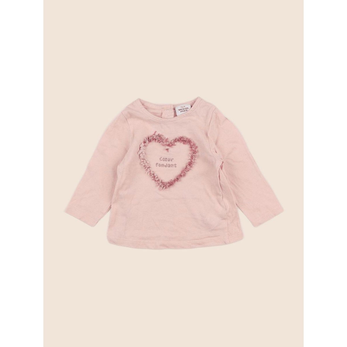Tee-shirt - Très bon état rose, TAPE A L'OEIL