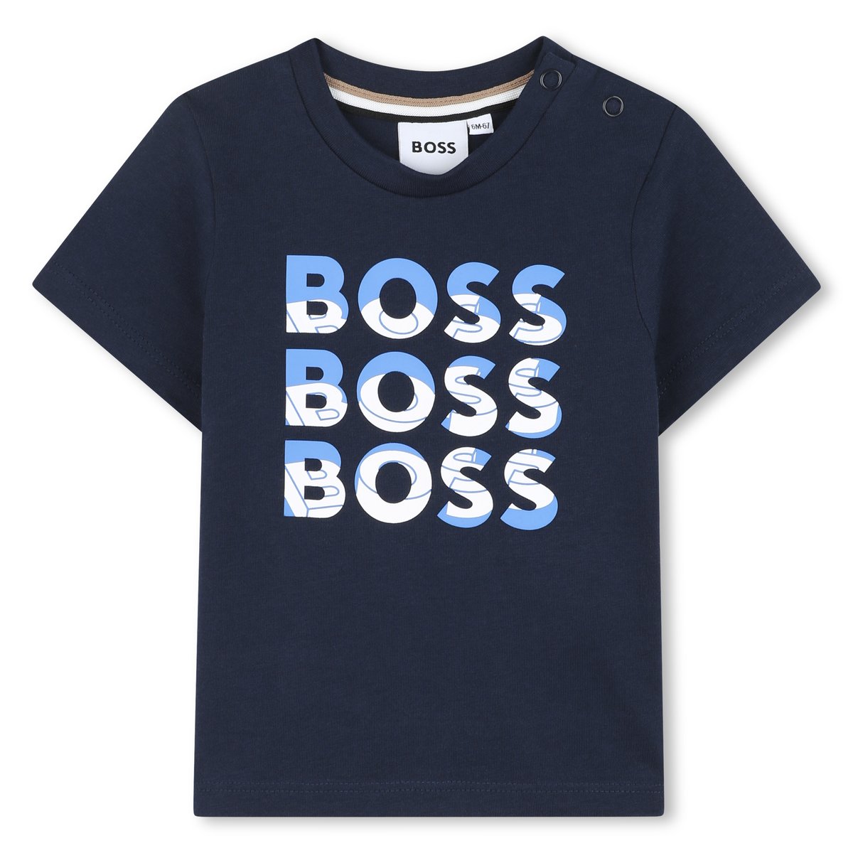 T-shirts à manches courtes bleu cargo, BOSS KIDSWEAR