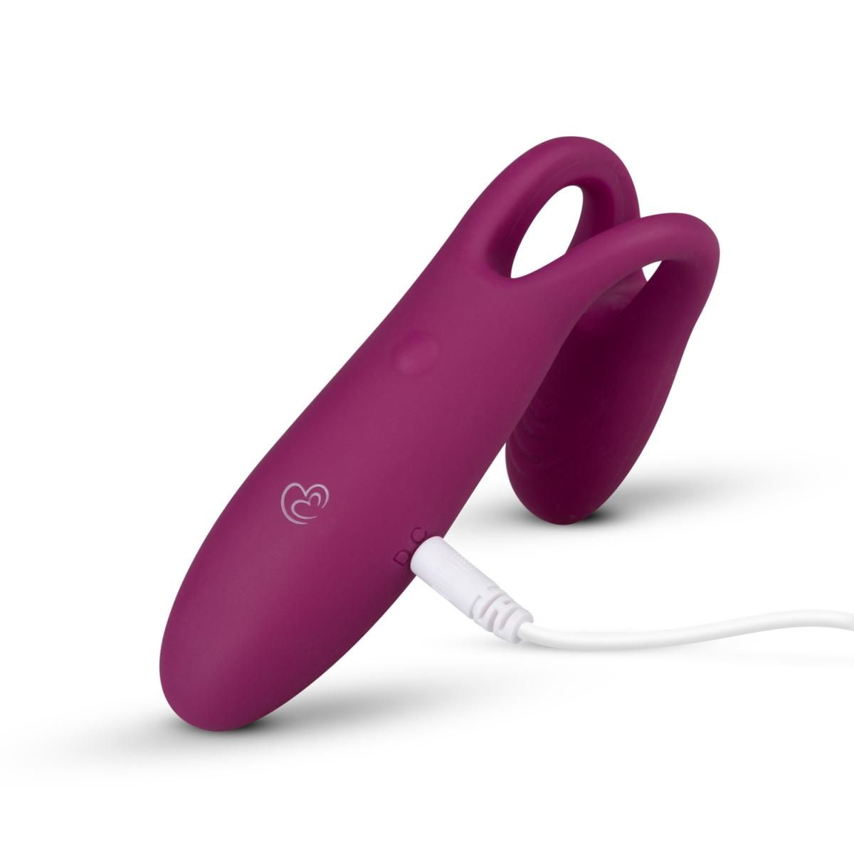 Vibromasseur coffret télécommandé pour couple avec lubrificant violet, EASY CHOICE