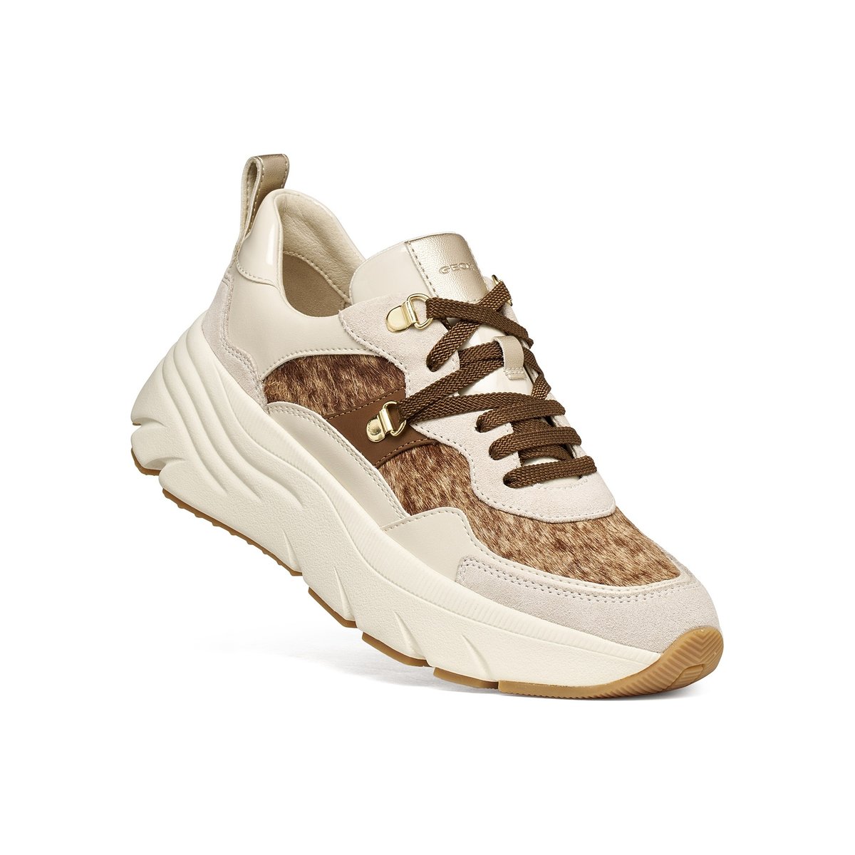 Baskets  D DIAMANTA blanc cassé/beige clair, GEOX