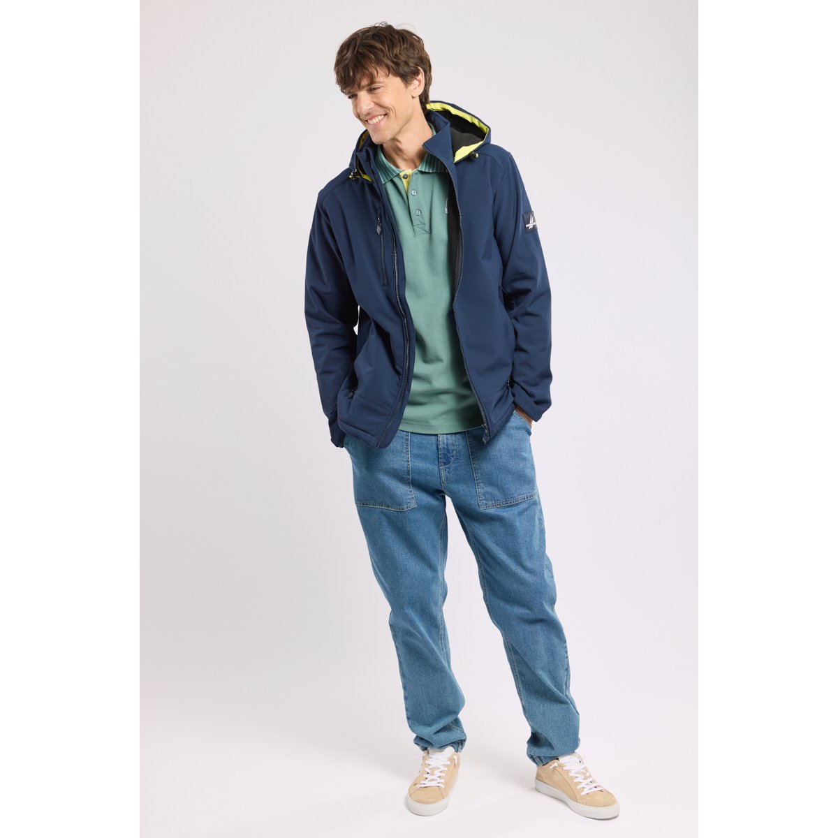 Veste softshell bi-color navy, ARMOR-LUX