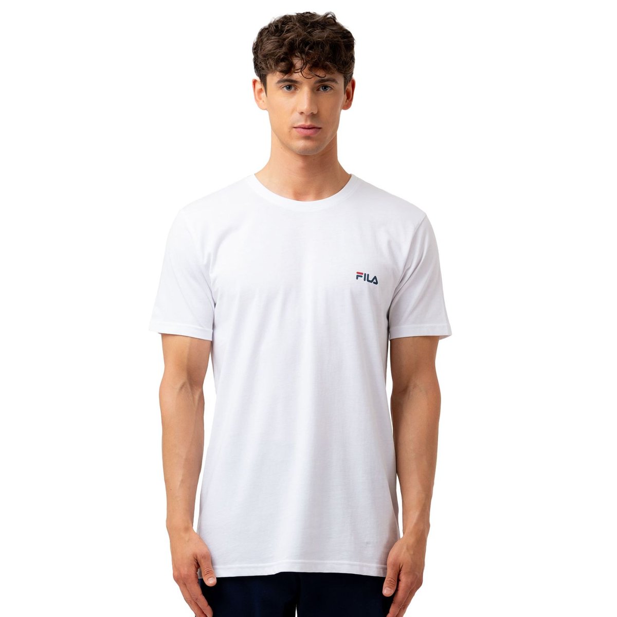 T-shirt en coton blanc, FILA