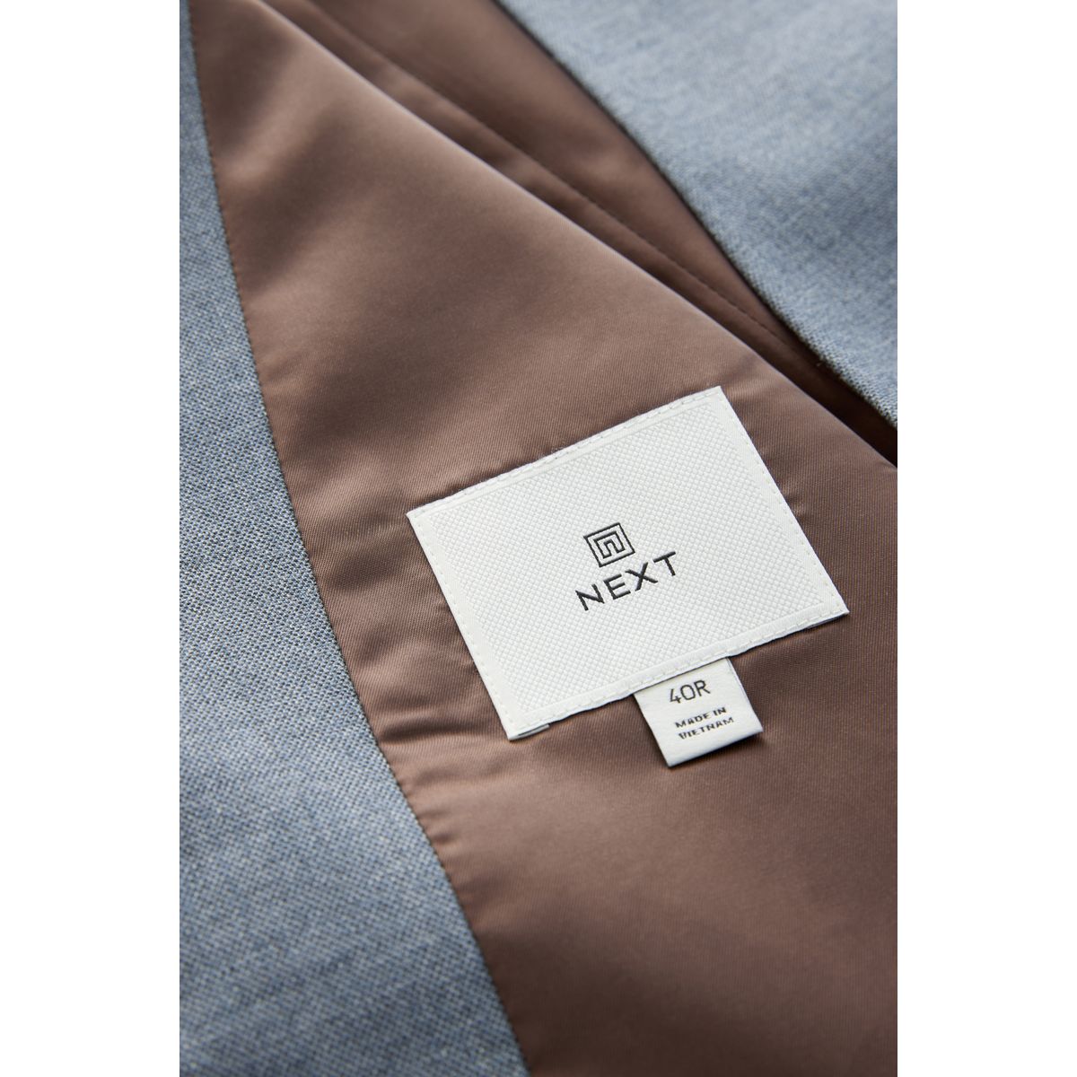 Gilet de costume texturé bleu, NEXT