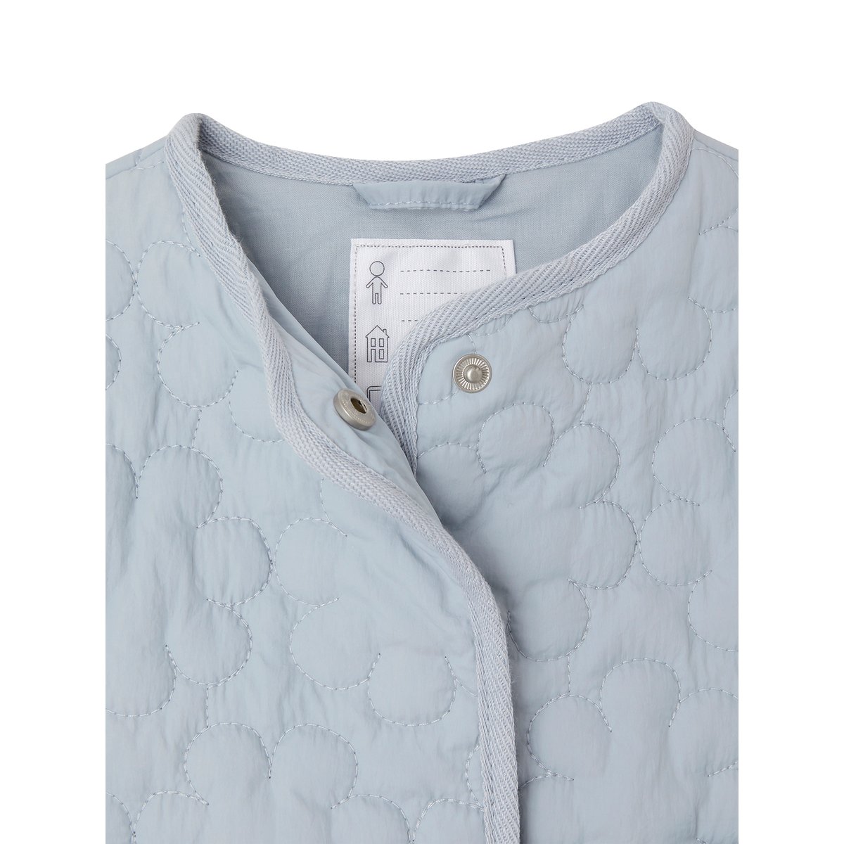 Veste matelassée bébé bleu pâle, VERTBAUDET